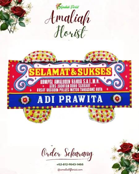 Papan Bunga Ucapan Selamat Goti